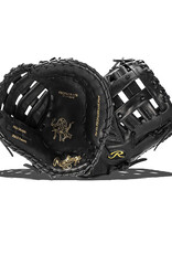 Rawlings Rawlings Heart of the Hide 12.5" Baseball First Base Mitt Baseball Glove Left Hand Throw BLACK