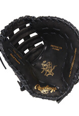 Rawlings Rawlings Heart of the Hide 12.5" Baseball First Base Mitt Baseball Glove Left Hand Throw BLACK