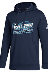 Adidas Platform Elite VB Adidas Fleece Unisex Hooded Sweatshirt-Navy