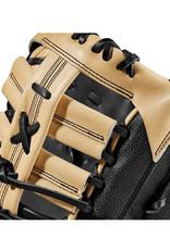 Wilson Wilson A2000 SuperSkin 1679 12.5" First Base Mitt - Black & Blonde  Right Hand Throw