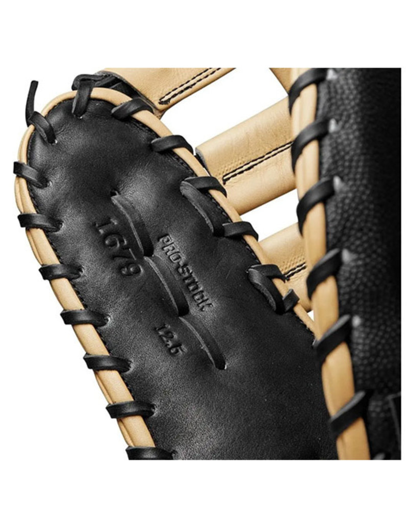 Wilson A2000 SuperSkin 1679 12.5 First Base Mitt - Black & Blonde Right  Hand Throw - Temple's Sporting Goods