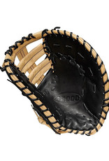 Wilson Wilson A2000 SuperSkin 1679 12.5" First Base Mitt - Black & Blonde  Right Hand Throw