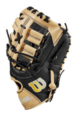 Wilson Wilson A2000 SuperSkin 1679 12.5" First Base Mitt - Black & Blonde  Right Hand Throw