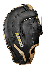 Wilson Wilson A2000 SuperSkin 1679 12.5" First Base Mitt - Black & Blonde  Right Hand Throw