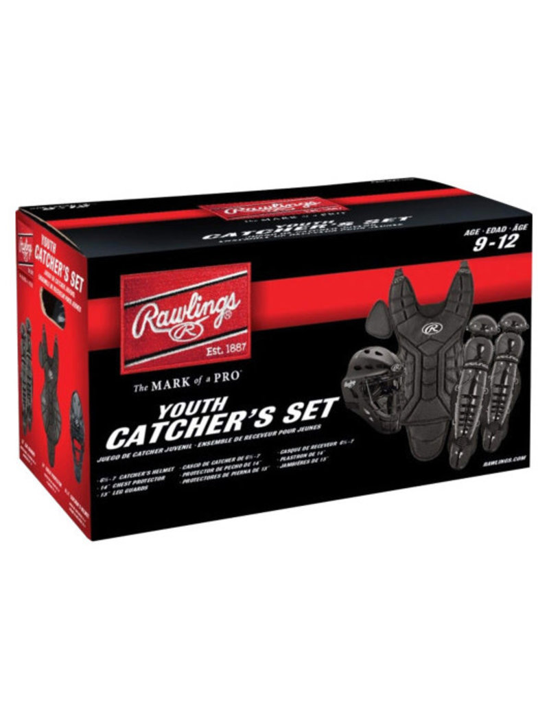 Rawlings Rawlings VAPOR youth catcher's set - Black Ages 9-12