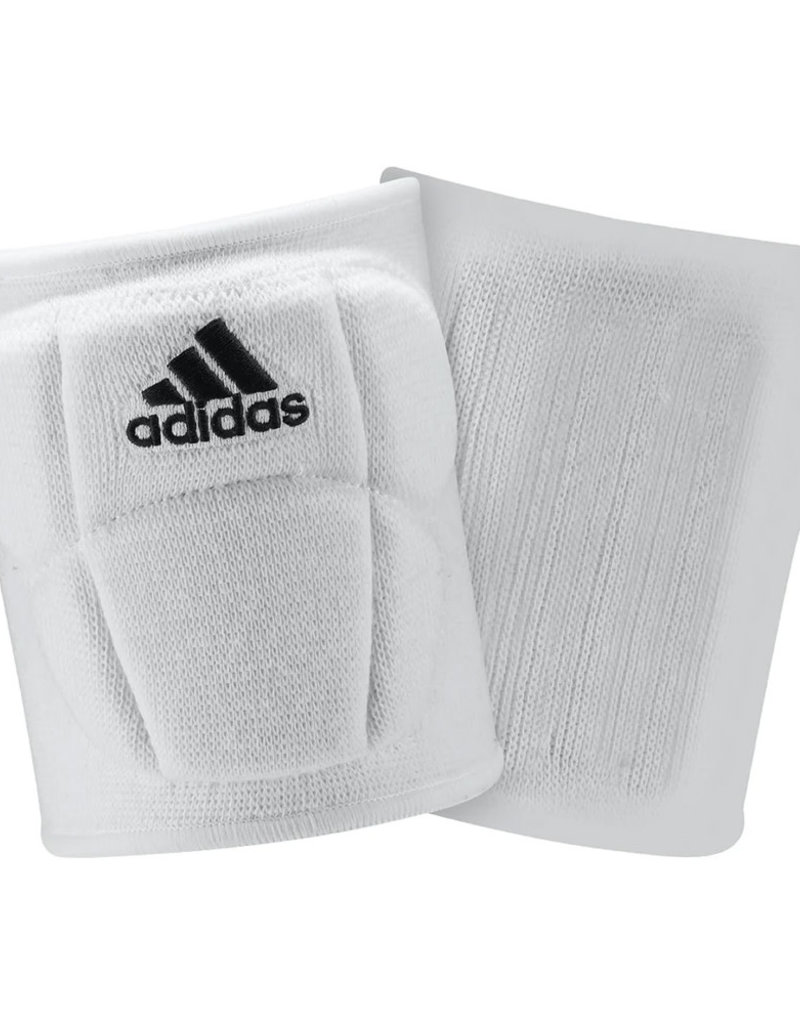 Adidas 5-Inch volleyball knee pads (pair)- WHITE - Temple's Sporting Goods