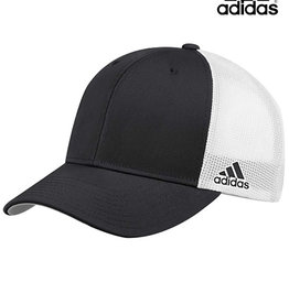 Adidas Adidas  structured adjustable mesh back cap - BLACK/white