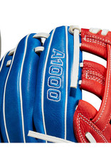 Wilson Wilson A1000 Pedroia Fit  Baseball Glove-red/white/Blue  Right hand throw