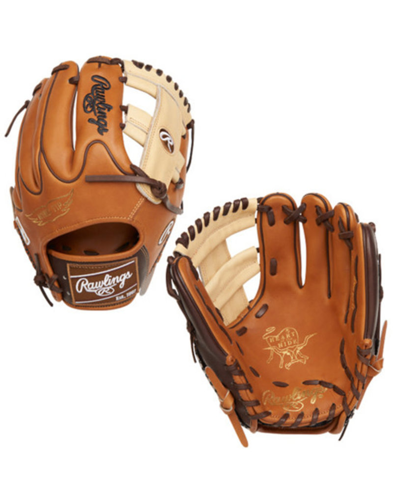 Rawlings, 2021 Texas Rangers Heart of The Hide Glove, 11.5-Inch, Standard, Single Post Web, Conventional Back, Adult, Right Handed