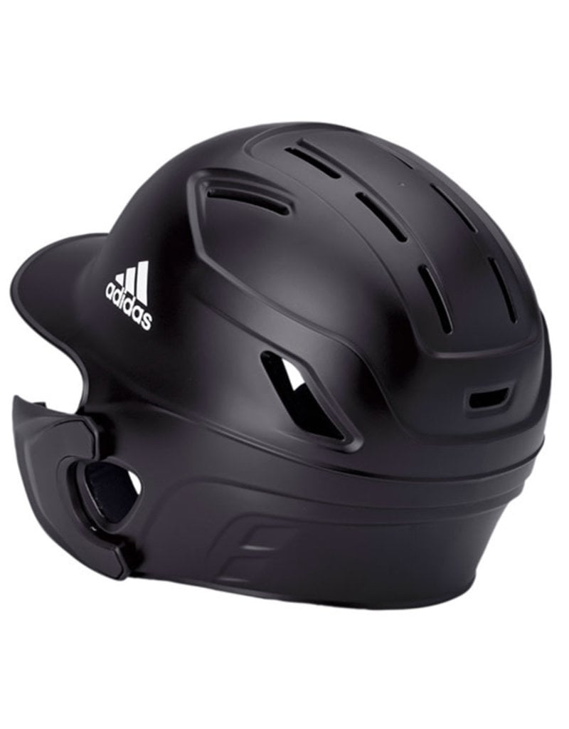 Adidas Adidas C-Flap Matte Finish baseball batting helmet - Black   6 1/2"-7 1/8"