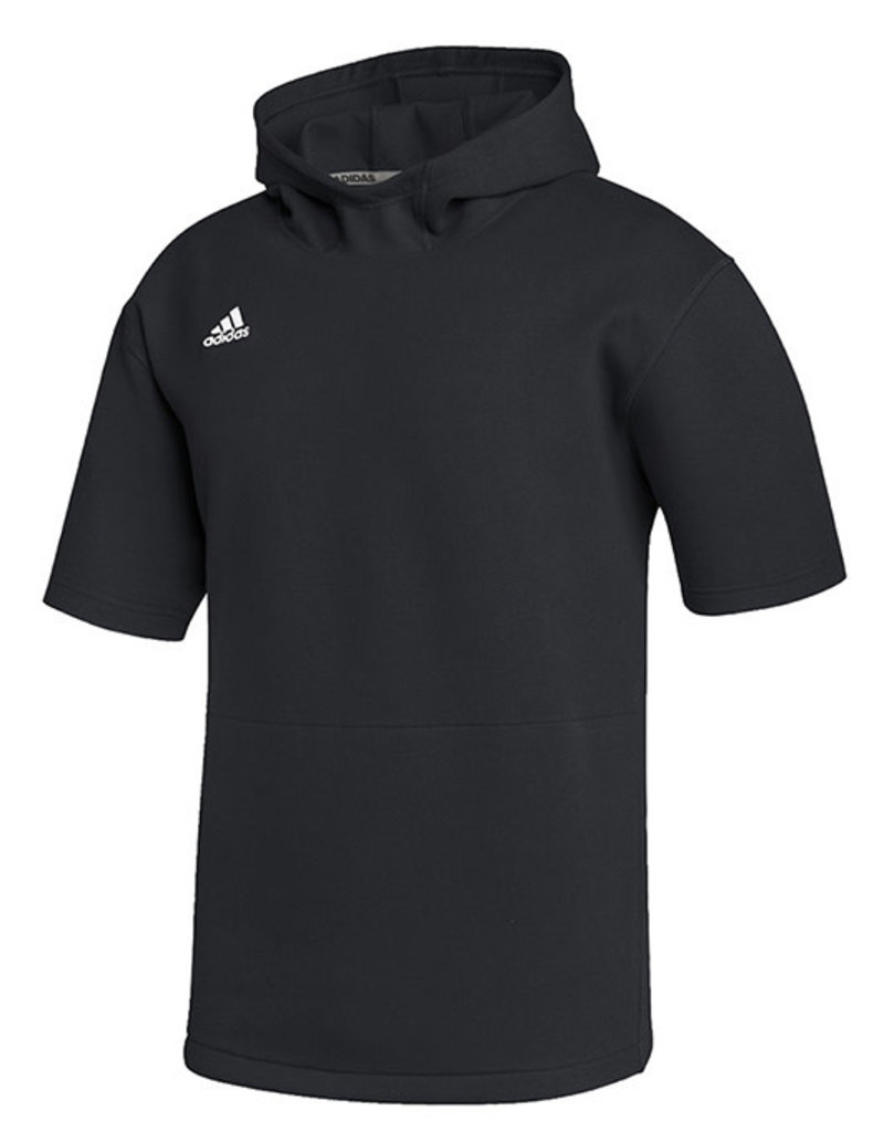 Adcraft Adidas ICON short sleeve hoodie - BLACK