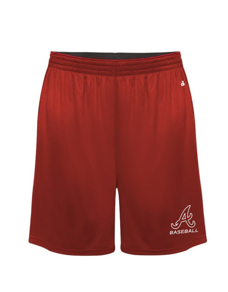 Adcraft QC Area Knights Ultimate Soft Lock Short Men/Youth with Pockets-Red