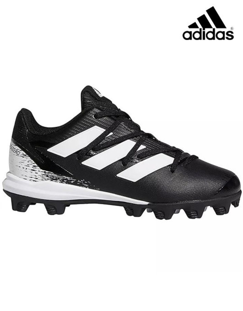 Adidas Adidas Youth  Afterburner 8 Baseball Cleats-Black/White