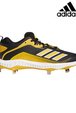 Adidas Adidas Men's Icon 6 Bounce Metal Baseball Cleats- Black/Athletic Gold