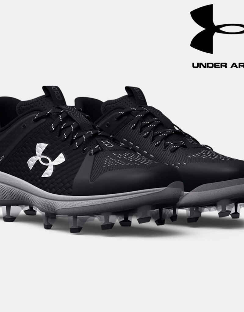 Under Armour Under Armour YARD LOW TPU Baseball Cleats/shoes Black/white