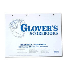 Glovers Baseball Score Book Refills Only (30 Pack)