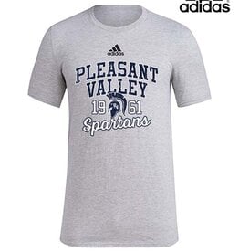 Adidas Pleasant Valley Spartans adidas Cotton Tee-Grey
