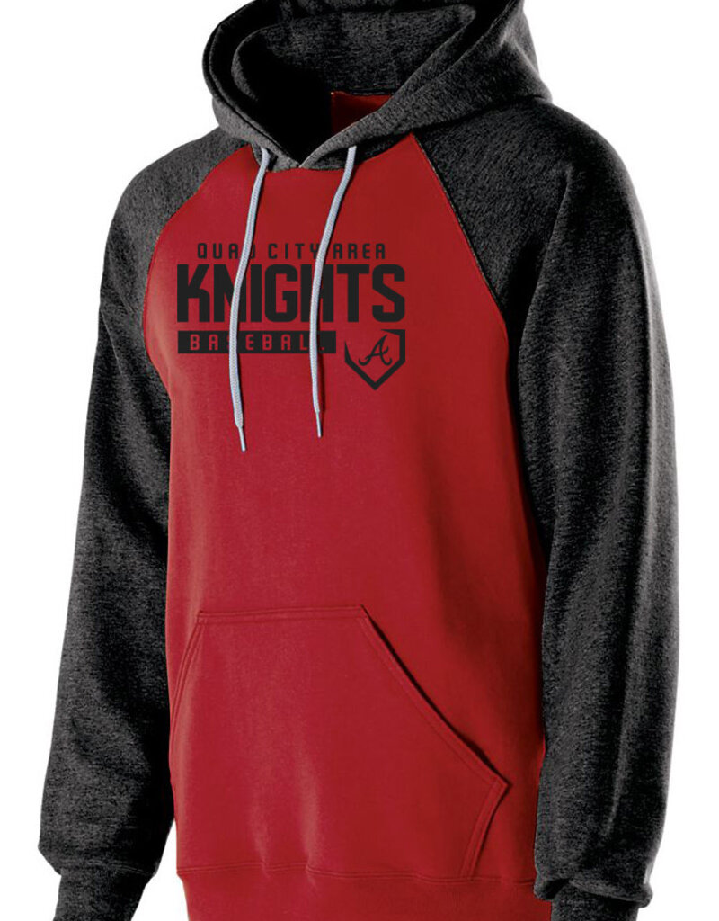 Adcraft QC Area Knights BB Holloway Banner Hoodie Unisex-Red/Black