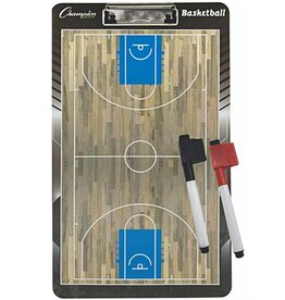 Basketball dry erae coaches clip board - 10"x 16" full court illustration