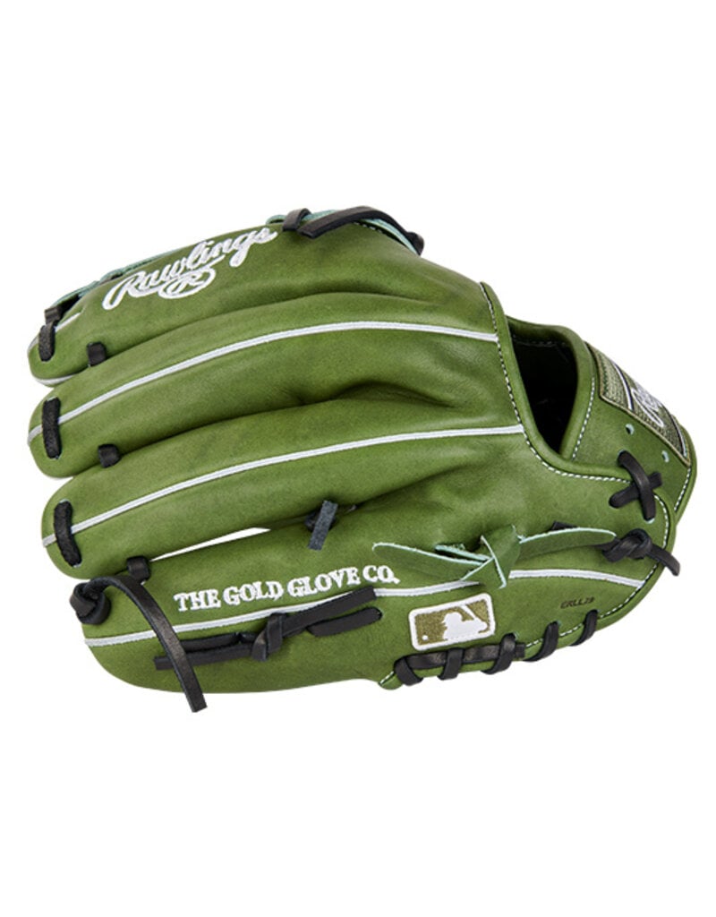 Rawlings Rawlings Heart of the Hide 11 3/4" Military Green Infielder's Baseball Glove  - Right Hand Throw