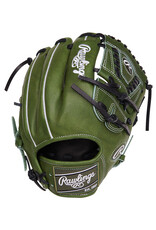 Rawlings Rawlings Heart of the Hide 11 3/4" Military Green Infielder's Baseball Glove  - Right Hand Throw