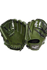 Rawlings Rawlings Heart of the Hide 11 3/4" Military Green Infielder's Baseball Glove  - Right Hand Throw