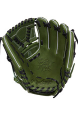 Rawlings Rawlings Heart of the Hide 11 3/4" Military Green Infielder's Baseball Glove  - Left Hand Throw
