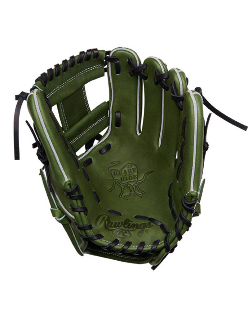 Rawlings Rawlings Heart of the Hide 11 1/2" Military Green Infielder's Baseball Glove  - Right Hand Throw