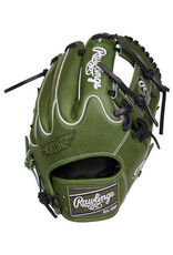 Rawlings Rawlings Heart of the Hide 11 1/2" Military Green Infielder's Baseball Glove  - Right Hand Throw