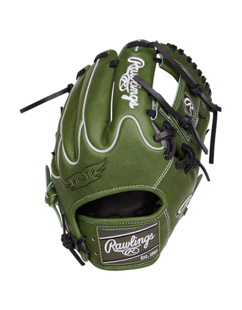 Rawlings Rawlings Heart of the Hide 11 1/2" Military Green Infielder's Baseball Glove  - Right Hand Throw