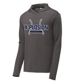 Adcraft Xplosion BB Sport-Tek Sport-Wick Men/Youth CamoHex Fleece Colorblack Hooded Pullover-Dark