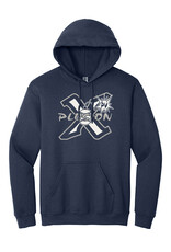 Xplosion SB Unisex Basic Hooded Sweatshirt-Navy