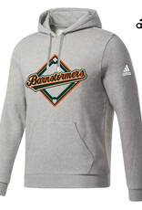 Adidas Barnstormers Adidas Unisex Fleece Hooded Sweatshirt – Medium Grey