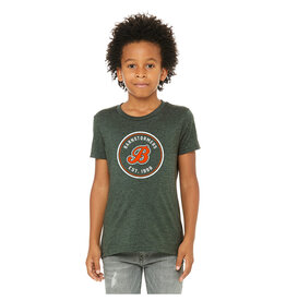 Adcraft Barnstormers Bella and Canvas Youth Short Sleeve Tee-Heather Forest