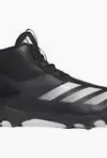 Adidas Adidas CHAOS Lineman High Top Cleats/Shoes -Black/White