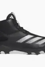 Adidas Adidas CHAOS Lineman High Top Cleats/Shoes -Black/White
