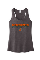 Barnstormers District Womens V.I.T. Gathered Back Tank-Heathered Charcoal