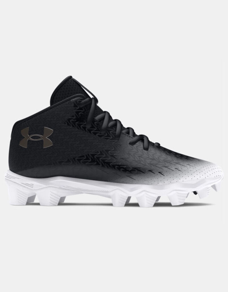 Under Armour Under Armour Boy's UA Spotlight Franchise 4  Wide Junior Rubber Molded Football Cleats Black