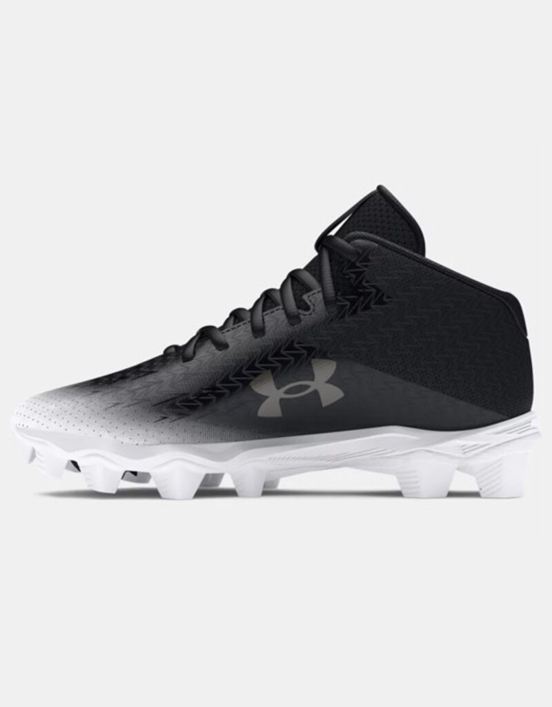 Under Armour Under Armour Boy's UA Spotlight Franchise 4  Wide Junior Rubber Molded Football Cleats Black