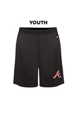 Knights Baseball Badger YOUTH  ultimate SoftLock performance short with pockets-Graphite YOUTH