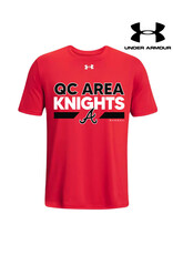 Under Armour Knights Baseball Under Armour Knockout Team Short sleeve performance T- RED