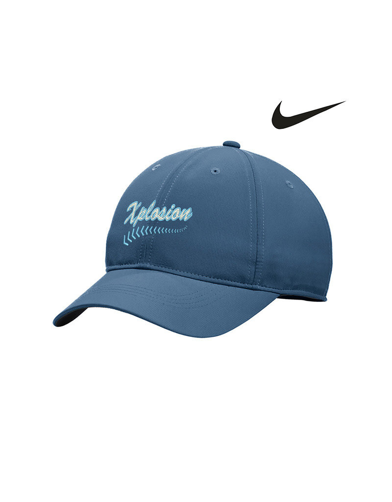 Nike PV X Plosion Softball Nike Dri-FIT Tech Fine-Ripstop Cap-College Navy