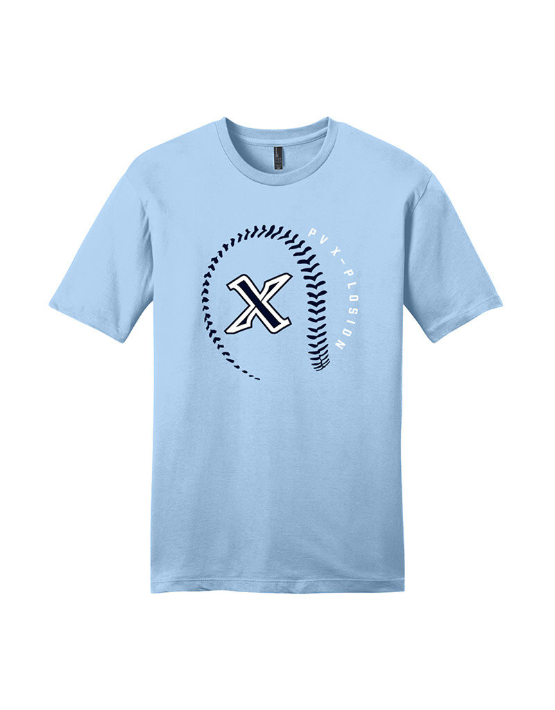 PV X Plosion Softball Unisex Premium Short Sleeve Tee-Ice Blue