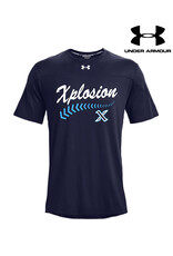 Under Armour PV X Plosion Softball Under Armour Knockout Team Short Sleeve Performance T - NAVY