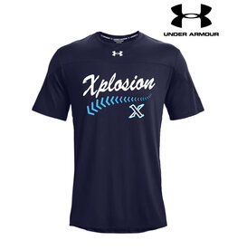 Under Armour PV X Plosion Softball Under Armour Knockout Team Short Sleeve Performance T - NAVY