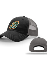 Adcraft Barnstormers Richardson Garment Washed Trucker Split-Black/Charcoal