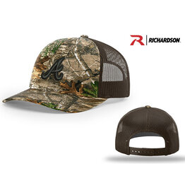 Adcraft QC Area Knights BB Richardson Printed Trucker Cap-Realtree Edge Brown