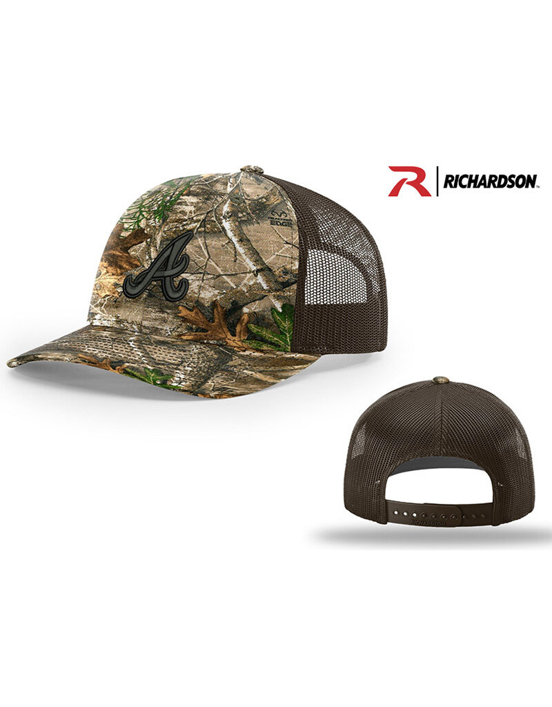 Adcraft QC Area Knights BB Richardson Printed Trucker Cap-Realtree Edge Brown