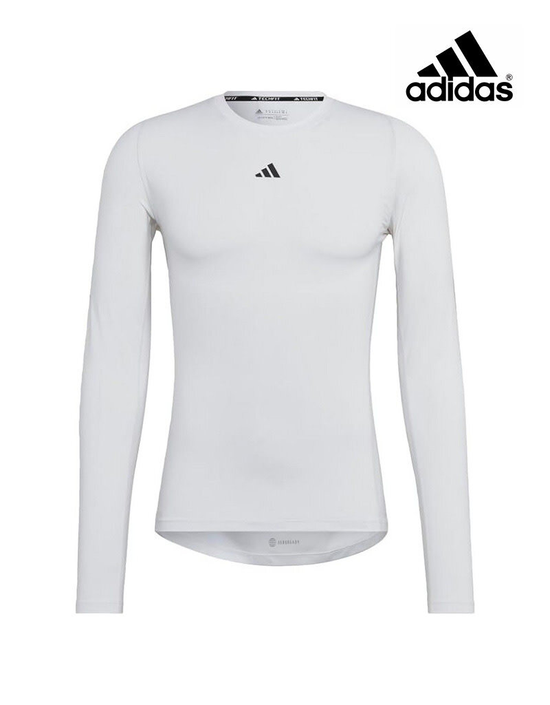 Adidas Adidas Men's Techfit Cold Ready Long Sleeve - White