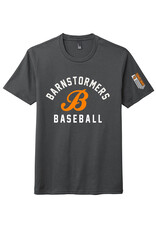 Barnstormers BB Unisex Triblend Short Sleeve Tee-Charcoal